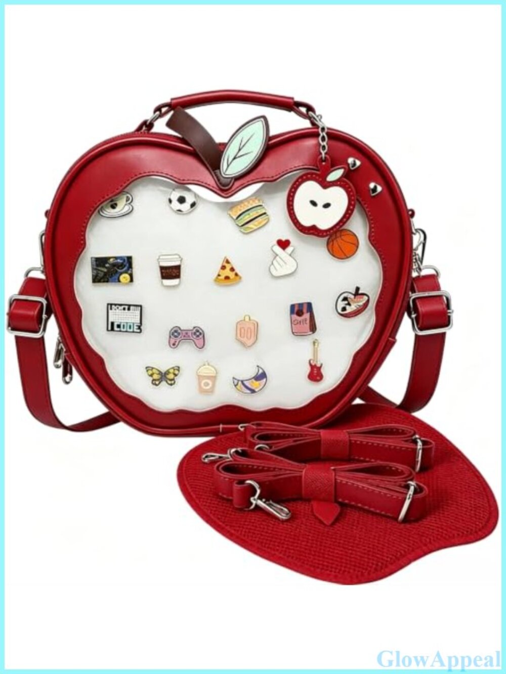 Y2K Kawaii Ita Backpack Cute Anime Lolita Crossbody Bag DIY Pin Display Purse